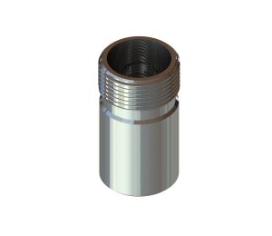 Adapterrör 1″ L58 Krom