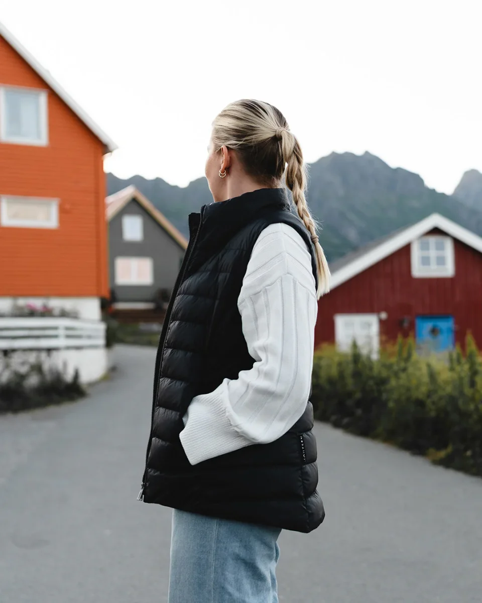 Lady dunväst kolsvart - Bild 4