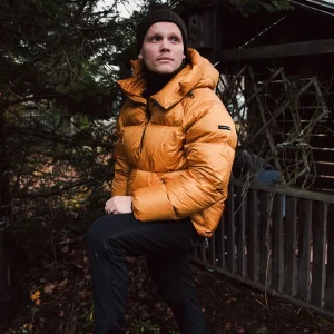 Huurre dunjacka bärnsten