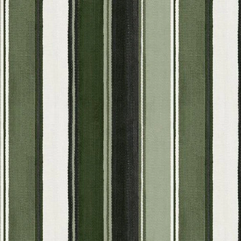 Kudde dynväv 40x60cm, Grön Randig - Bild 2