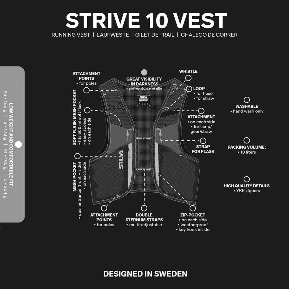 Strive 10L löparväst - Bild 5