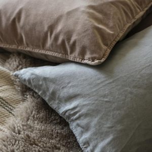 Kuddfodral Linne Grey