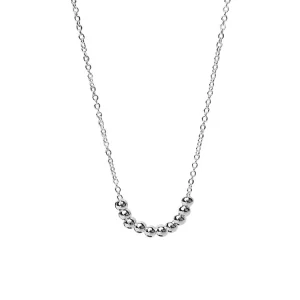 Bullet necklace silver