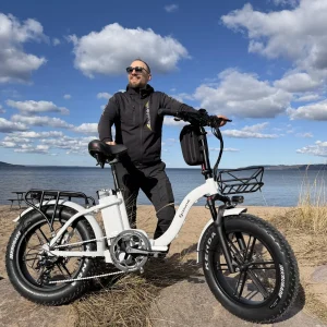 Elcykel DOUCHEBIKE 250W SVAN – Hopfällbar – Räckvidd 100km