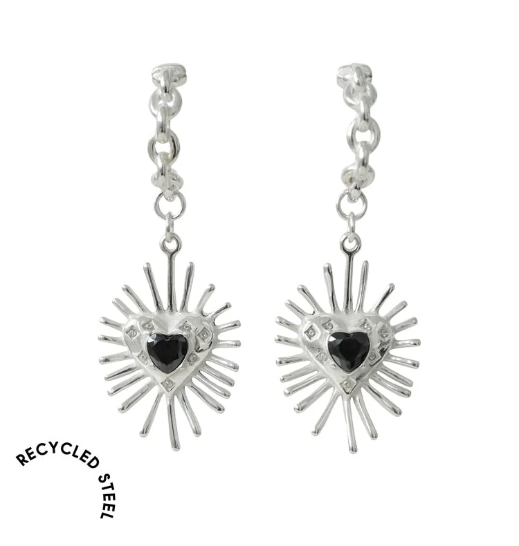 Valentina short earrings silver - Bild 2